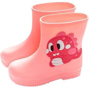 Kids Dinosaur Rain Boots for Boys Girls Mud Boots Waterproof Toddler Lightweight Rain Boots with Soft Creature Boots
