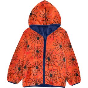 CHIFIGNO Boys Fleece Jacket Cute Autumn Boys Jackets Boys Winter Coat for Toddler Kids with Pockets