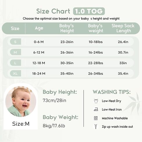Yoofoss Rayon مصنوع من Bamboo Baby Sleep Kit 6-12 شهر in Kuwait