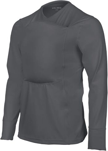 Lalabu قميص أبي | حاملة طفل خالية من اليدين لأبي مع Kangaroo Bace | تم تصميمه للترابط والسلامة والراحة للحديدين الجدد يصل إلى 15 رطلاً. | وافق CPSC in Kuwait