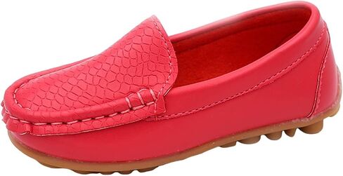 Toddler Boys Dress Shoes Kids Little Girls Flat Shoes School Shoes Solid Soft Slip On Comfy Oxford Casual Loafers in Saudi Arabia