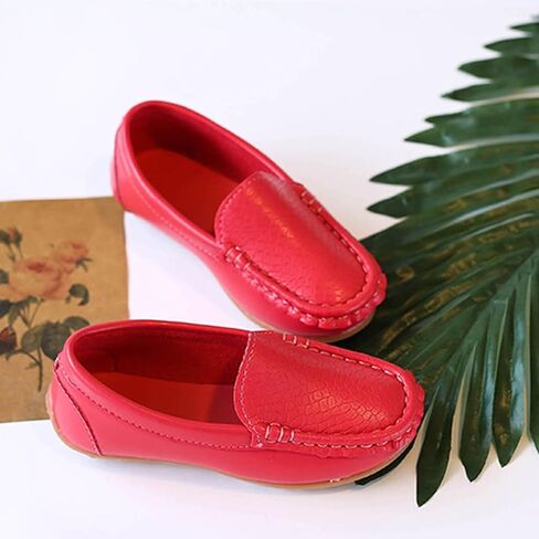 Toddler Boys Dress Shoes Kids Little Girls Flat Shoes School Shoes Solid Soft Slip On Comfy Oxford Casual Loafers in Saudi Arabia