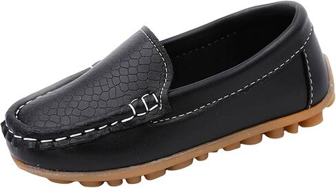 Toddler Boys Dress Shoes Kids Little Girls Flat Shoes School Shoes Solid Soft Slip On Comfy Oxford Casual Loafers in Saudi Arabia
