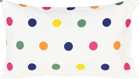 Scientific Sleep Rainbow Dot Colourful 100% Cotton 4 Pc Queen Bed Sheet Set Kids Toddler Teen, Flat Sheet & Fitted Sheet & Pillowcase Kids Bedding Set (Rainbow Dot, Queen) in Saudi Arabia