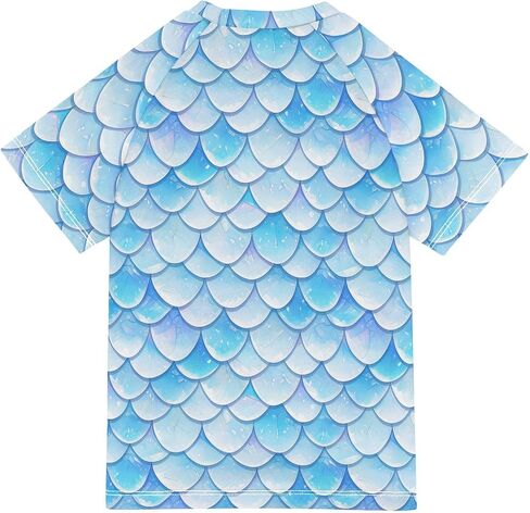 Kids Bathing Suits Boys Short Sleeve Rash Guard Girls in Saudi Arabia