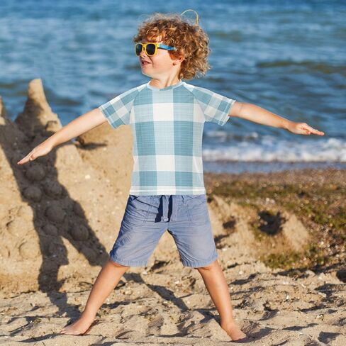 Bathing Suit Kids Short Sleeve Girl Rash Guard in Saudi Arabia