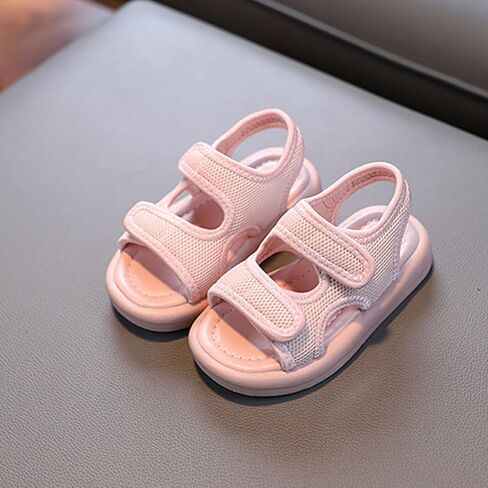 Girls Flatform Sandals Toddler Open Toe Two Adjustable Strapped Non-slip Sandals with Hook & Loop Kids Summer Shoes in Kuwait