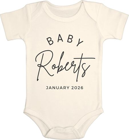 Custom Baby Pregnancy Announcement Bodysuit in Saudi Arabia
