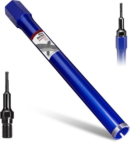 4 "بتات الحفر الأساسية الخرسانية المحترفة مع محول SDS Plus (1-1/4" -7 الخيط)-عمق القطع وعمق القطع والأسنان الملحومة للخرسانة مع حديد التسليح ، الطوب ، البناء ، الجص ، الهاون ، القلق الرطب in Kuwait