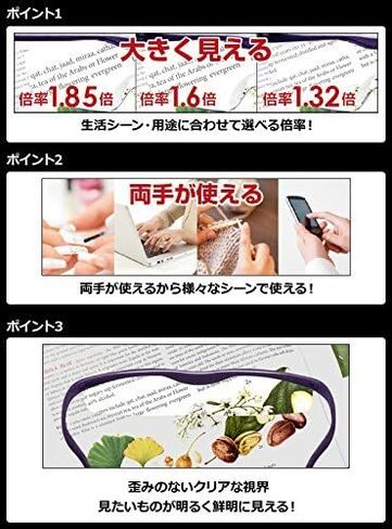 Hazuki Loupe Cool 1.6x Color Lens Purple in Kuwait