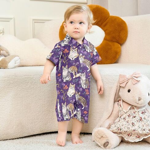Cotton Baby Boy Clothes Polo Neck Short Leg Baby Boys Outfits for Summer in Kuwait