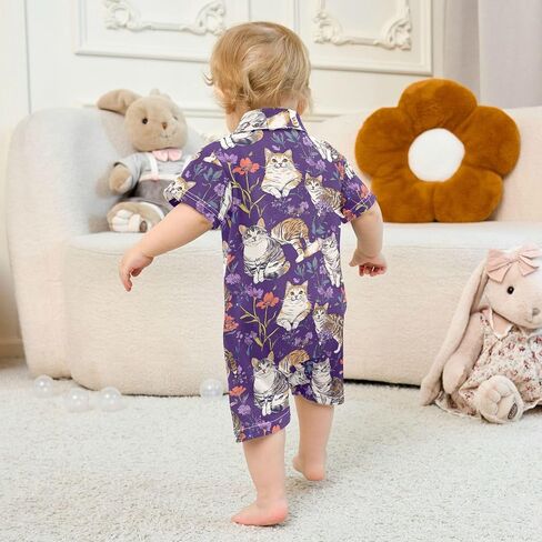 Cotton Baby Boy Clothes Polo Neck Short Leg Baby Boys Outfits for Summer in Kuwait