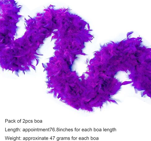 بوا ريشة من كاواي 47 غرام، بوا رائعة للحفلات والزفاف وتزيين شجرة الكريسماس والهالوين in Kuwait