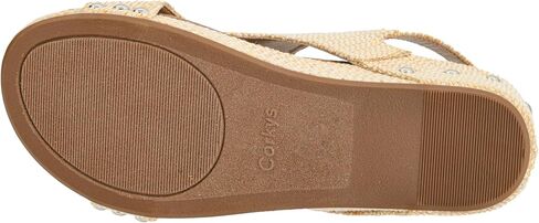 صندل Volta ll نسائي من Corkys Footwear (7، أسود ناعم) in Kuwait