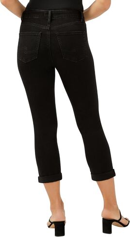 Silver Jeans Co. Women's Avery High Rise Curvy Fit Capri Jeans in Kuwait