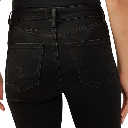 Silver Jeans Co. Women's Avery High Rise Curvy Fit Capri Jeans in Kuwait