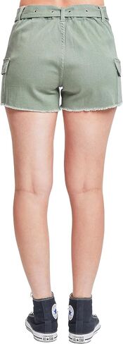 YMI Women’s High Rise Belted Cargo Shorts in Saudi Arabia