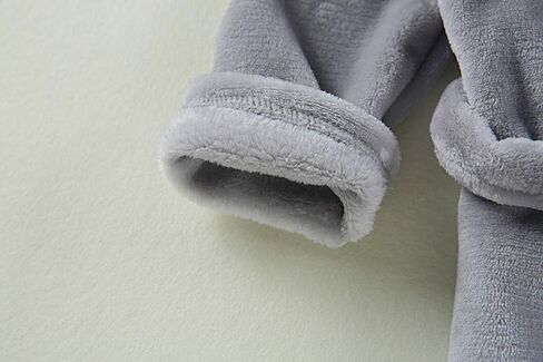 Baby Towel Toddler Boys Girls Plush Bathrobe Hoodie Kids Unisex Soft Warm Cartoon Prints Flannel Robe in Saudi Arabia