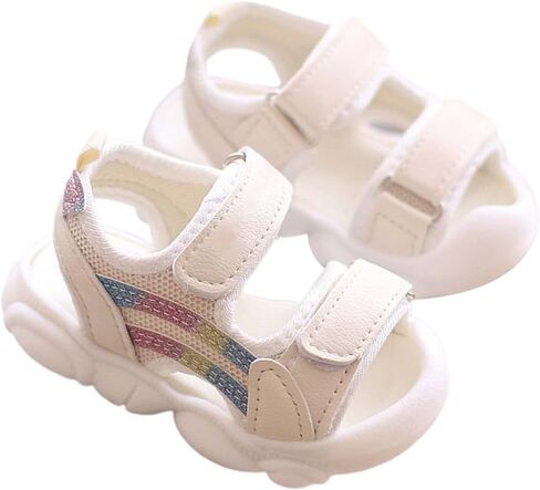 Toddler Infant Open Toe Summer Sandals Breathable Soft Sole Anti Slip Outdoor Beach Shoes for Boys Girls Unisex in Saudi Arabia