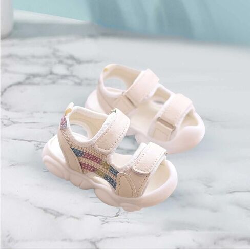 Toddler Infant Open Toe Summer Sandals Breathable Soft Sole Anti Slip Outdoor Beach Shoes for Boys Girls Unisex in Saudi Arabia