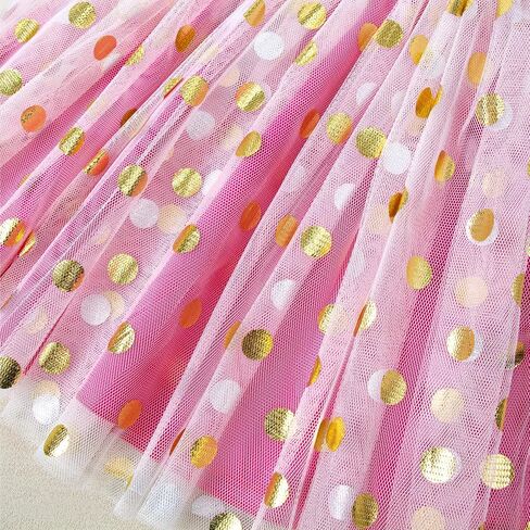 Lysmuch 12m-4t Baby Girl Tulle Skirt Toddler Tutu Skirt Six Layer Birthfit in Kuwait