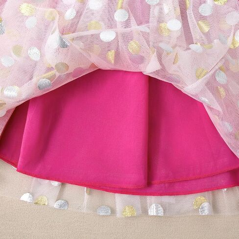 Lysmuch 12m-4t Baby Girl Tulle Skirt Toddler Tutu Skirt Six Layer Birthfit in Kuwait
