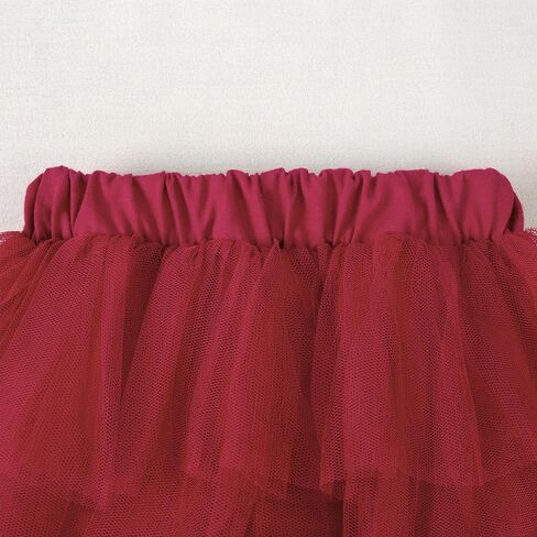 Lysmuch 12m-4t Baby Girl Tulle Skirt Toddler Tutu Skirt Six Layer Birthfit in Kuwait