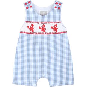 Baby Boys and Toddler Smocked Shortalls