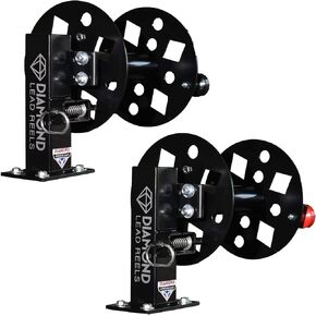 Heavy Duty Single Welding Cable Lead Reels USA Made 10" Set of (2)