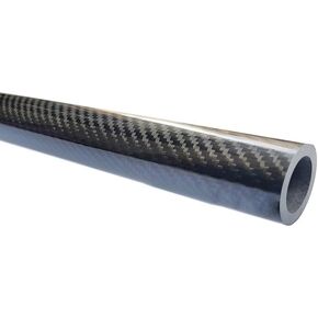 1pcs 1000mm طول 3K أنبوب ألياف الكربون الكامل ، لقضبان صيد الطائرات بدون طيار طائرة ورقية وألياف كربون عالية القوة (6x4x1000mm)