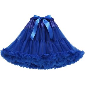 Baby Girls Tutu Skirt Princess Fluffy Soft Tulle Ballet Birthday Party Pettiskirt (9M-8T)