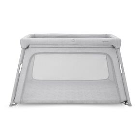 Newton Baby Travel Crib & Play Yard – Breathe-Thru Mattress for Safe Sleep, Portable & Easy Disassembly, Completely Washable, 2X Larger Surface Area, Non-Toxic, Largest-in-Class with Travel Bag, Grey