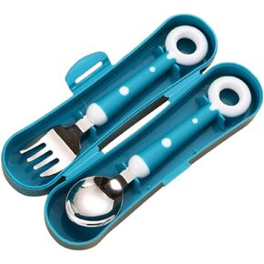 VANZACK 1Set Utensils Food Grade Silicone for Non Slip Design Durable and Lightweight Tableware for Boys