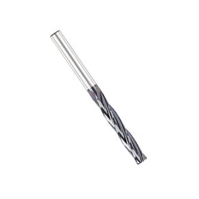 Carbide Machine Reamer 4 Flute 6 Flute Spiral Chucking Reamer Machine Cutting Tools 2 2.5 3 4 5 6 7 8 9 10mm(4x25x50-4F)
