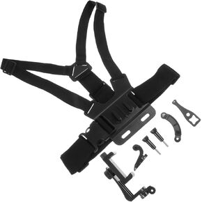 HOMSFOU Smartphone Headband Holder Retractable Lanyard Action Camera Mount Camera Shoulder Rig Cellphone Bracket