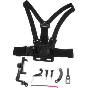 1set Strap Fixing Bracket for Cameras Rack for Mobile Phones Rotatable Chest Mount for Filming for Camping Hiking and Live Broadcasting