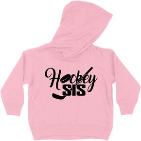 Hockey Sis Sister Kids Hoodie Sweatshirt Toddler