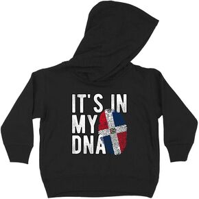 Dominican Republic in My DNA Kids Hoodie Sweatshirt Toddler