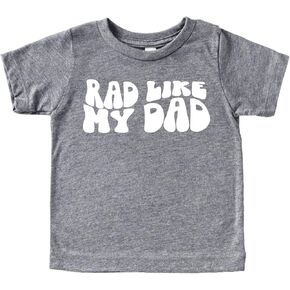 Rad Like My Dad Groovy Retro Boy's Shirt
