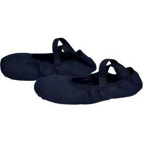 TW Canvas Ballet Slippers Flats for Toddlers-Adult for Dancing.