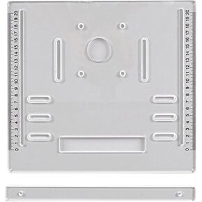Precisions Marble Edges Machine Base 28x25cm Stable Quick Setups & Dismantle Acrylic Base for Home & Constructions