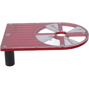 Trimming Machine Base Plate, Aluminum Alloy Workbench for Trimmers 65 132mm, with Convenient Handle for Improved Control, Enhanced Stability for Tasks