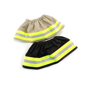 Baby or Toddler Firefighter girl wide skirt bunker gear look