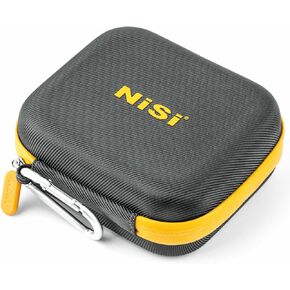 NiSi JetMag Pro Caddy – Durable 7-Pocket Hard Shell Filter Case for JetMag Magnetic Lens Filters & Accessories – Waterproof, Shockproof, Dustproof, Microfiber Lining, Metal Hanging Clip