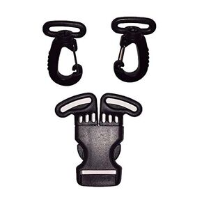 Replacement Parts/Accessories to fit Baby Jogger Strollers and Car Seats Products for Babies, Toddlers, and Children (Harness Buckle w Clips) 3D+Clips