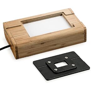 Slide Viewer for Old Slides, LED Lighted Illuminated Viewing, Slide Projector, 3 Levels of Brightness Adjustment, Precise Positioning, for Positive Films and Slides