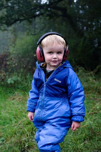 BANZ Kidz Earmuffs 2 Years & Older - Loud Noise Cancelling, Size Adjustable | UPF 50+ UV protection, Quick-dry fabric, Comfortable stretch fit in Saudi Arabia