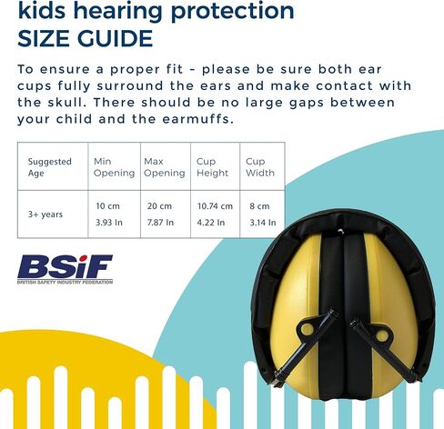 Baby Banz Earmuffs Kids Hearing Protection - 2+ Years - Noise Reduction Rating - Soft & Comfortable - Kids Ear Protection in Saudi Arabia
