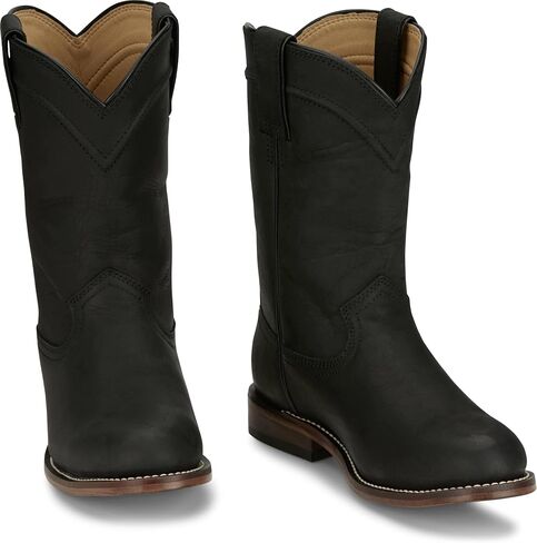 Justin Holland Women's Fashionable Leather Boots - Stylish, Comfortable Footwear for Everyday Wear in Kuwait