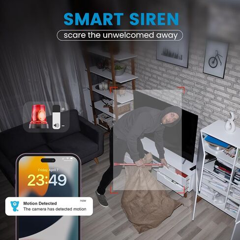 Litokam Security Camera Indoor 2K ، 360 PAN/TILT Cameras for Home Security مع اكتشاف الحركة ، مراقبة الأطفال للحيوانات الأليفة/الكلب مع رؤية ليلية ، 2.4 جيجا هرتز واي فاي مع تطبيق هاتف وصوت ثنائي الاتجاه in Kuwait